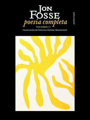 cover image of Poesía completa. Volumen II